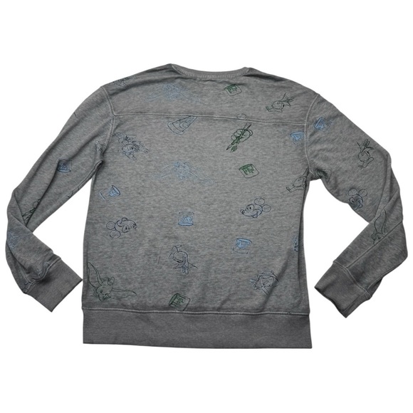 Disney Ink and Paint Gray Sweatshirt - Picture 7 of 10